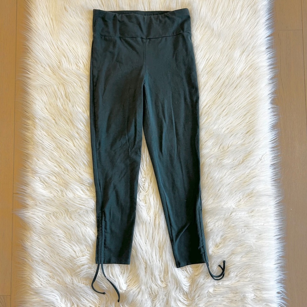 ADORE ME Dark Green‎ Drawstring Leggings Athleisure Pants Womens Size S